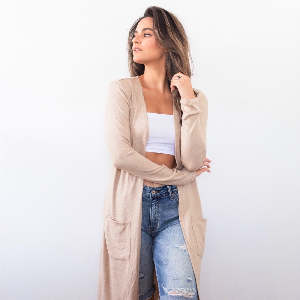 COSMOPOLITAN DUSTER - SO TAN - Picture 1 of 4